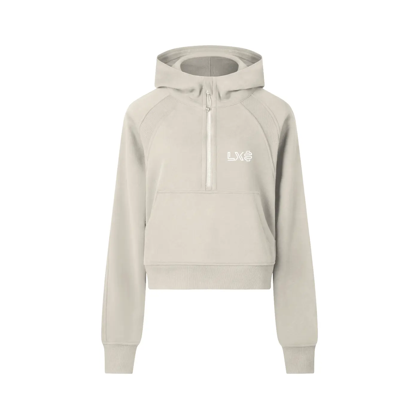 Cropped Half-Zip Hoodie ODMPOD