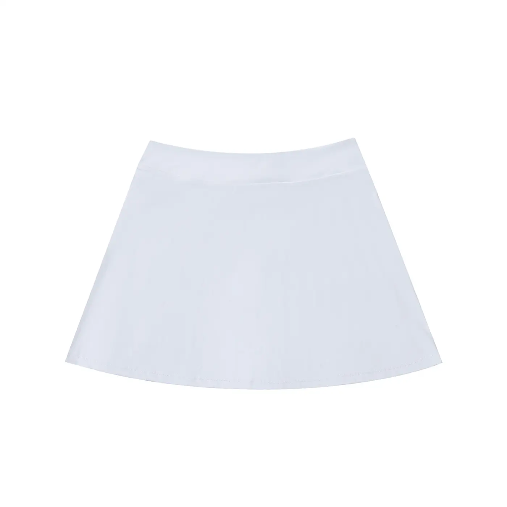 High-Waist Pocketed A-Line Skirt ODMPOD